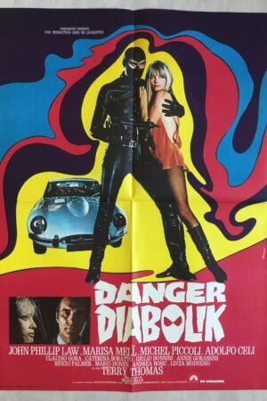 affiche de cinema du film danger diabolik