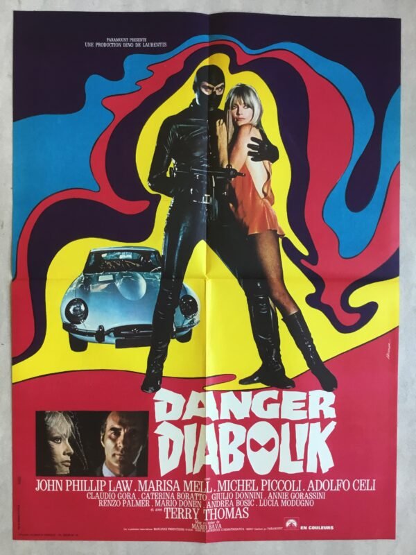 affiche de cinema du film danger diabolik