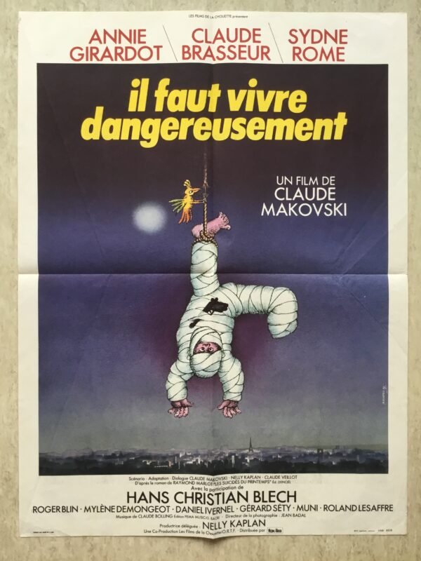 affiche de cinema il faut vivre dangereusement