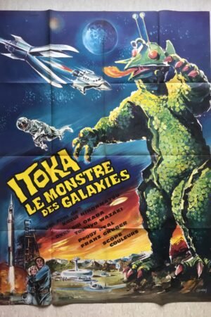 Affiche originale de cinéma du film ITOKA, le monstre des galaxies
