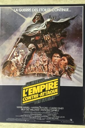 Affiche de cinéma originale l'empire contre attaque (star wars)