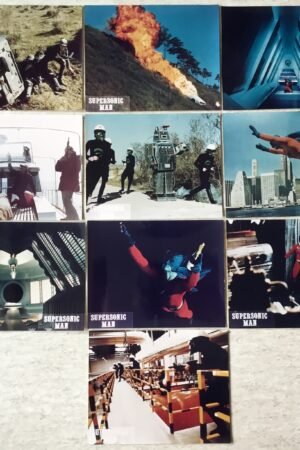 Jeu complet de photos d'exploitation du film Supersonic Man