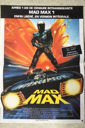 affiche originale de cinema mad max