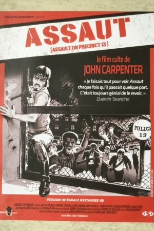 affiche de cinéma assaut (John Carpenter)