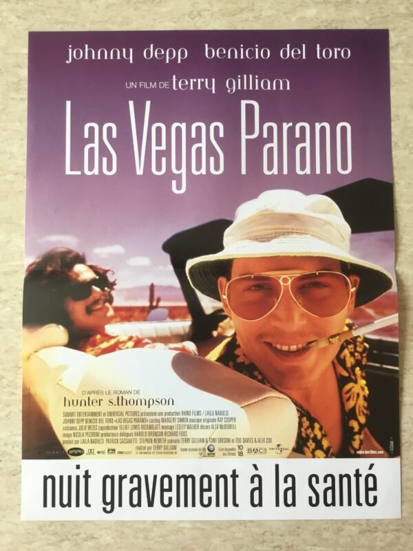 affiche de cinema Las Vegas parano