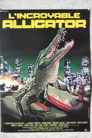 affiche de cinema l'incroyable alligator