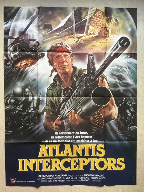 affiche originale de cinema Atlantis interceptor