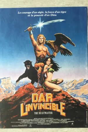 affiche de cinema dar l'invincible
