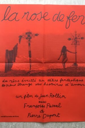 Affiche originale et vintage du film la rose de fer de Jean Rollin