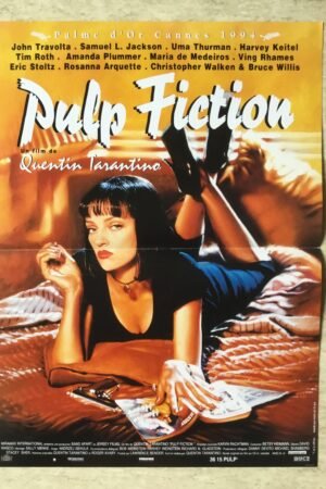 affiche de cinema pulp fiction petit format