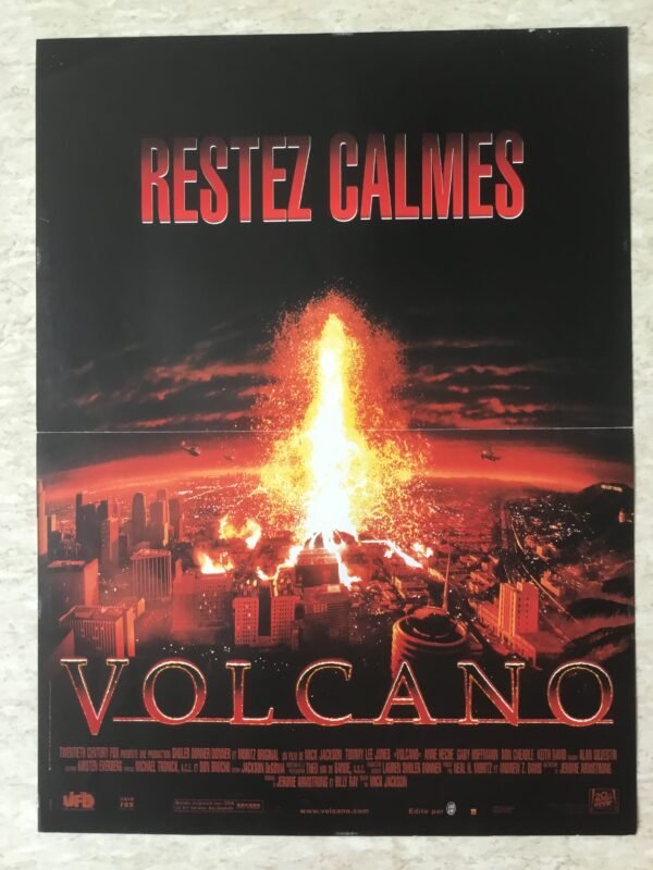 affiche de cinema volcano