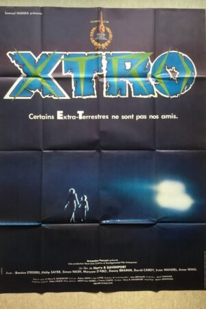 affiche originale vintage de cinéma du film XTRO