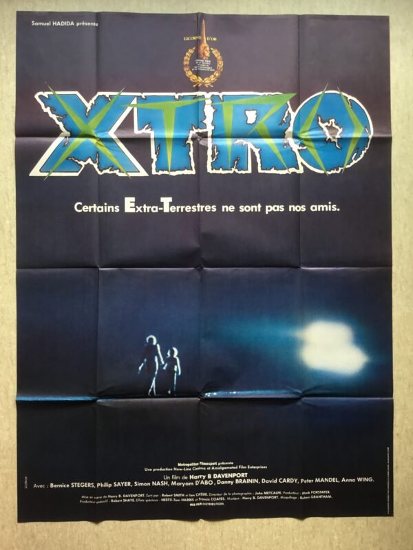 affiche originale vintage de cinéma du film XTRO