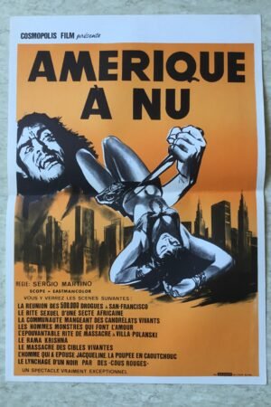 affiche cinema Amérique a nu