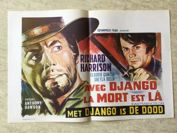 affiche cinema avec django la mort est là