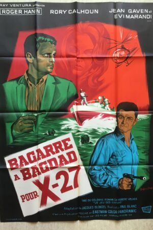 affiche cinema bagarre a bagdad pour X27 (litho)