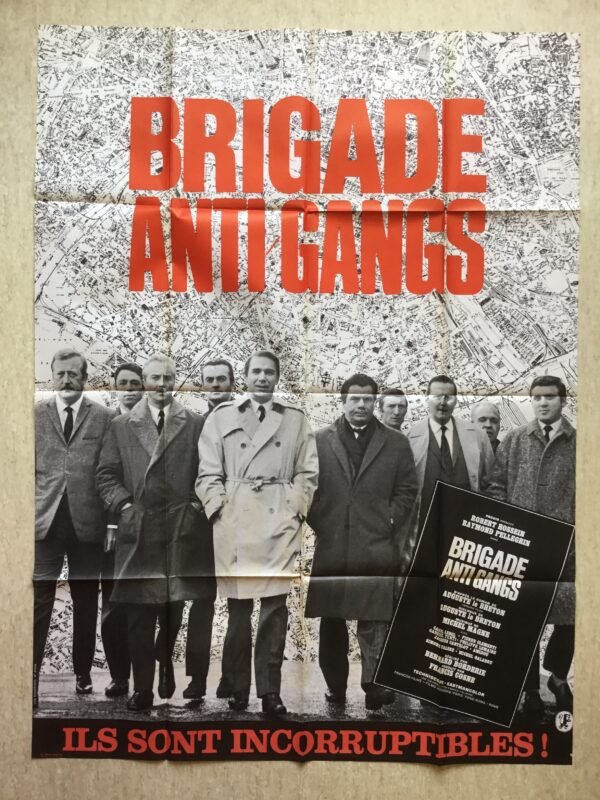 affiche cinéma brigade anti gangs