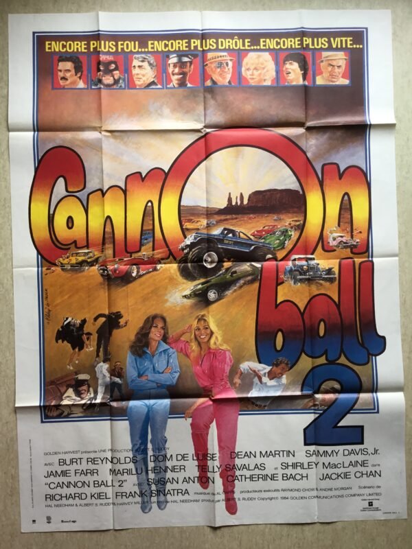 affiche de cinéma Cannonball 2