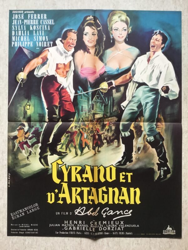 Affiche de cinéma du film Cyrano et D'artagnan