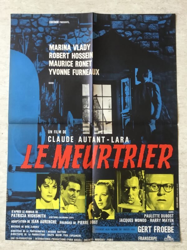 affiche cinéma le meurtrier