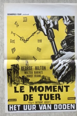 affiche cinema originale belge Le moment de tuer