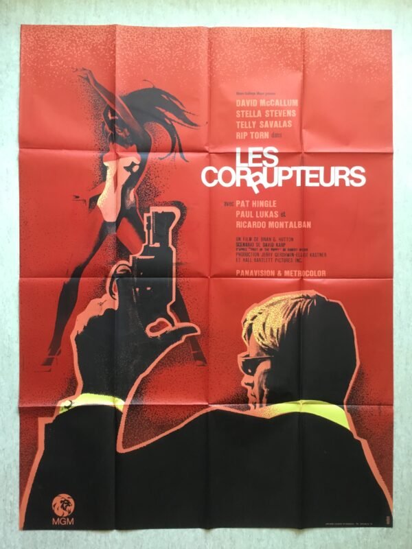 affiche cinéma les corrupteurs (litho)