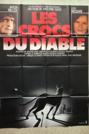 affiche de cinema Les crocs du diable