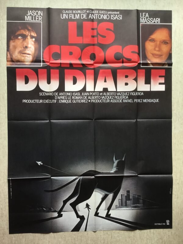 affiche de cinema Les crocs du diable