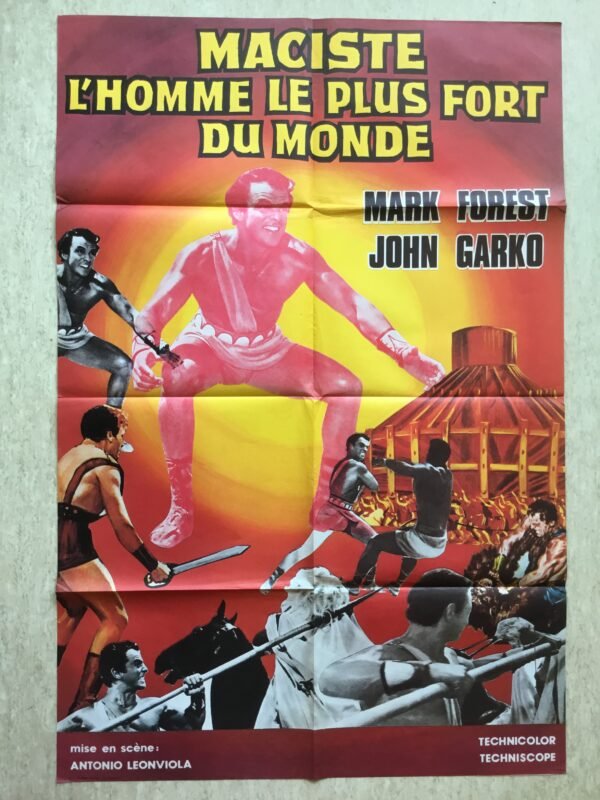 affiche cinema maciste l'homme le plus fort du monde