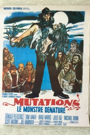 affiche cinéma belge mutations, le monstre dénaturé