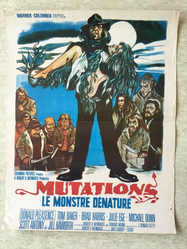 affiche cinéma belge mutations, le monstre dénaturé