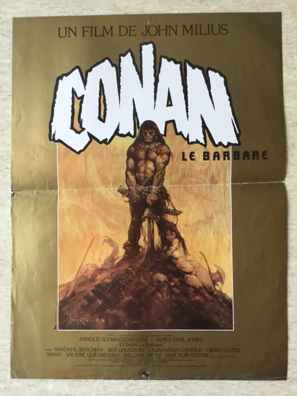 Petite affiche cinéma Conan le Barbare