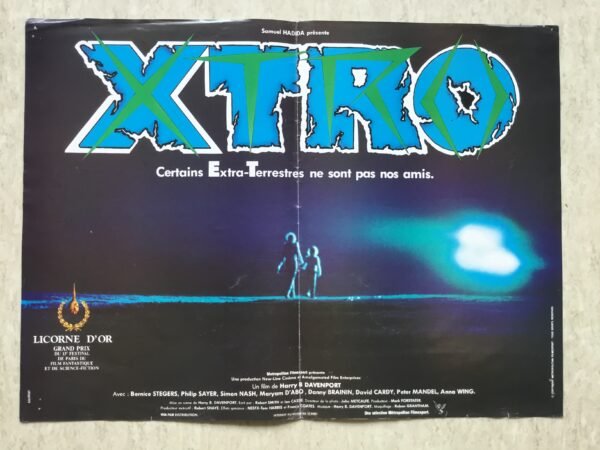 petite affiche originale de cinéma XTRO