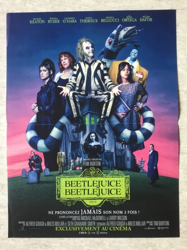 affiche de cinema Beetlejuice Beetlejuice