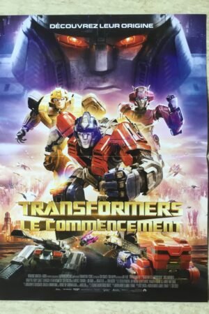 Affiche de cinema Transformers le commencement