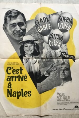 affiche cinéma c'est arrivé à naples