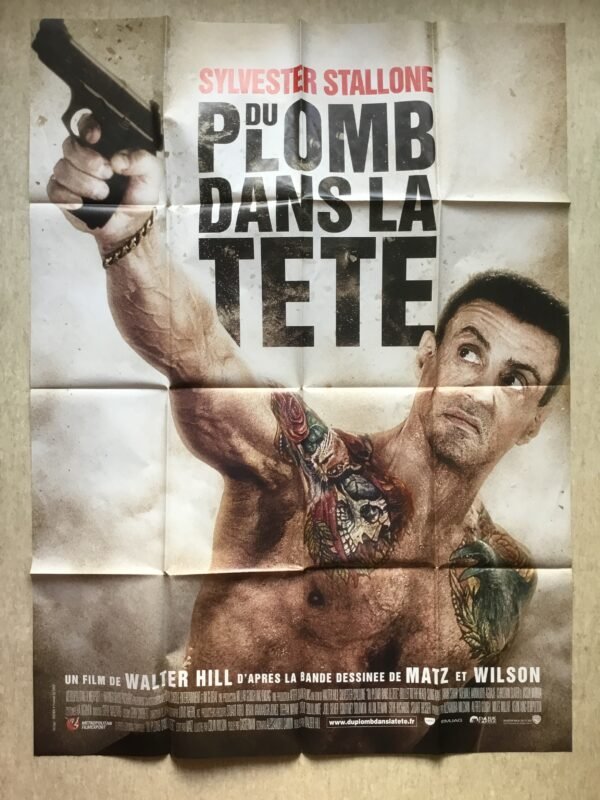 affiche de cinéma originale du plomb dans la tête