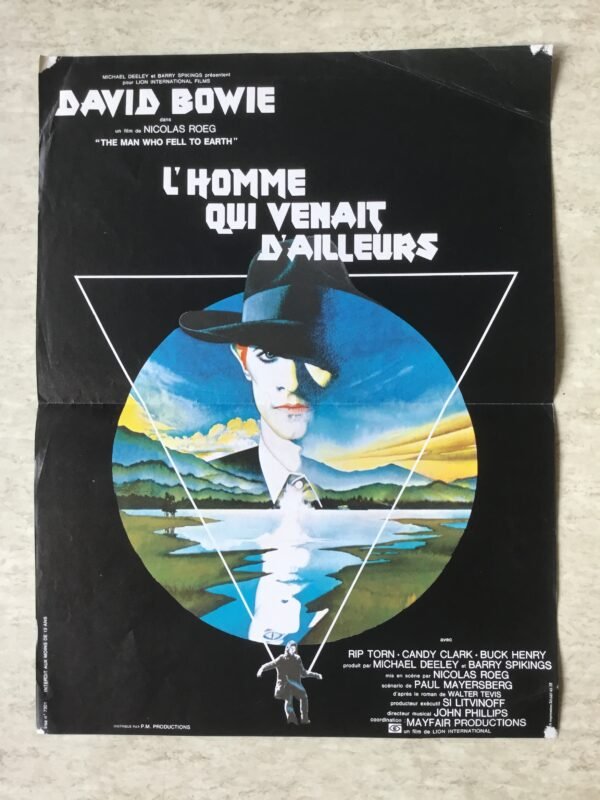 l'homme qui venait d'ailleurs petite affiche de cinéma