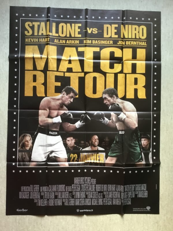 affiche originale de cinema match retour