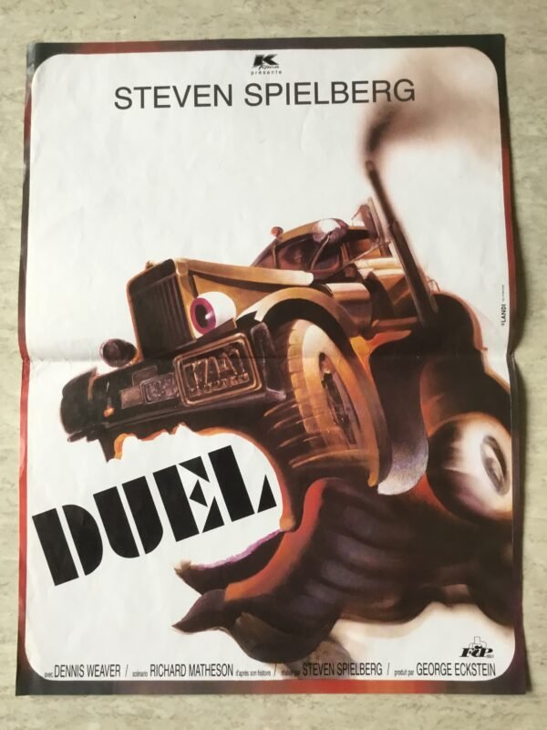 affiche originale de cinéma film DUEL 40x60cm