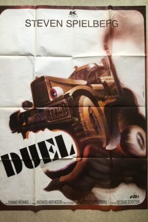 affiche originale de cinéma DUEL (Steven Spielberg) 120x160cm