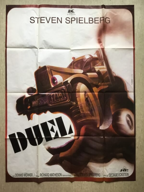 affiche originale de cinéma DUEL (Steven Spielberg) 120x160cm