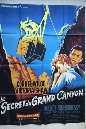 affiche de cinéma le secret du grand canyon