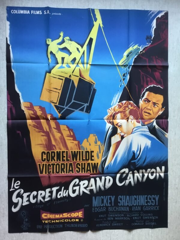 affiche de cinéma le secret du grand canyon