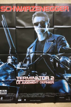 Affiche originale de cinéma grand format Terminator 2