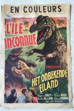 affiche de cinema l'ile inconnue